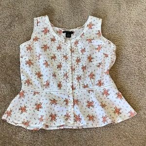 Preswick & Moore peplum top PXL
